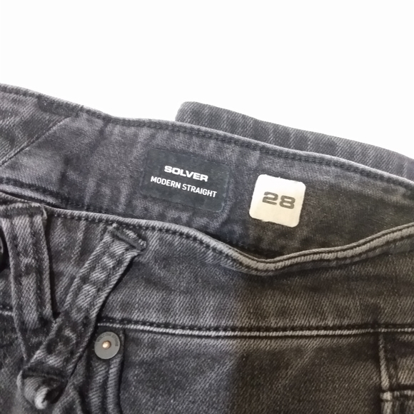 VOLCOM BRAND black jeans modern straight - Picture 3 of 6